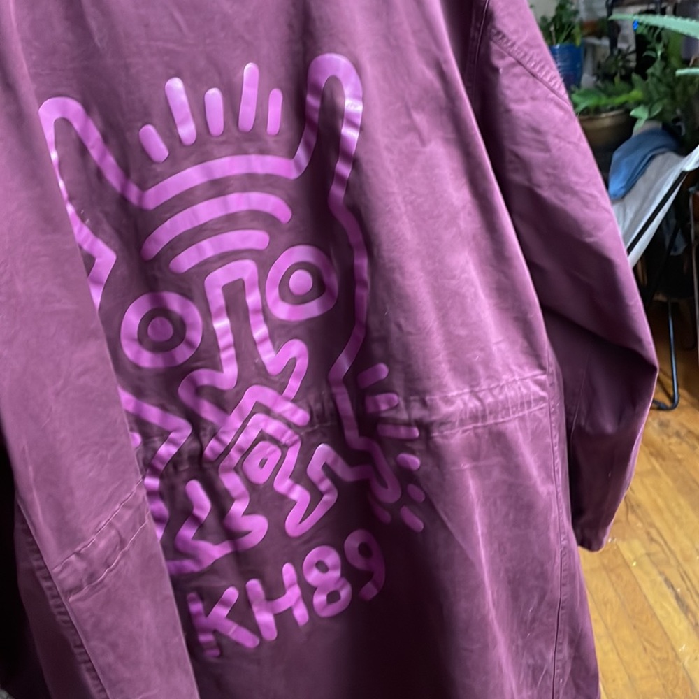 JOYRICH Keith Haring Collaborated Foul Weather Zip&Button Jacket DISTORTION - Picture 7 of 9